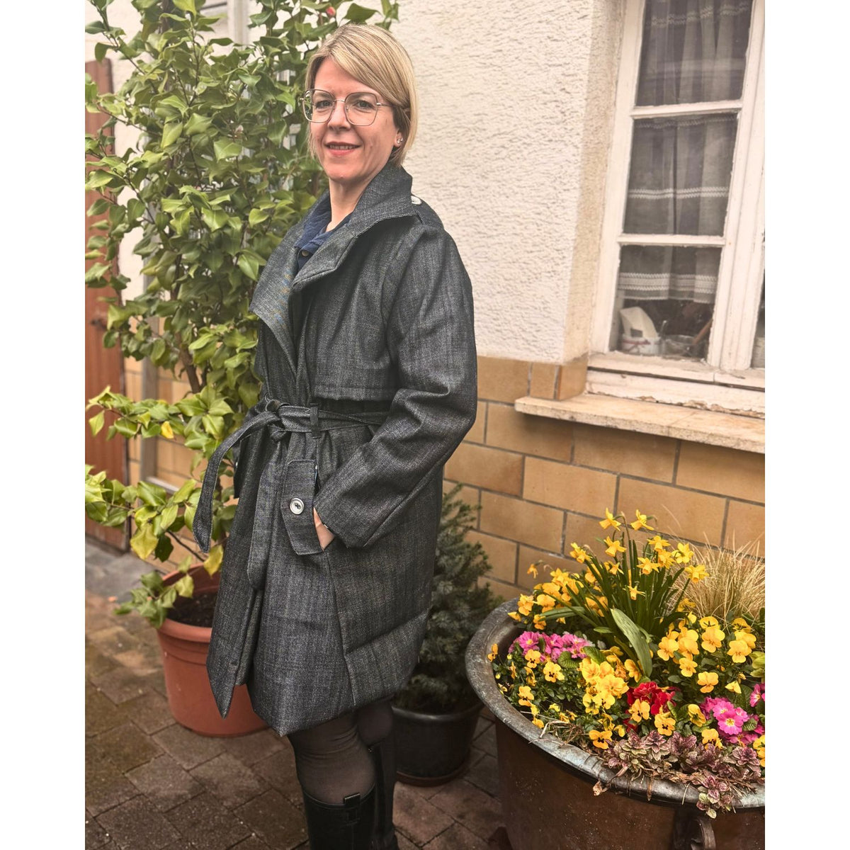 Mantel Coquille (Trenchcoat) genäht von @godsey_j