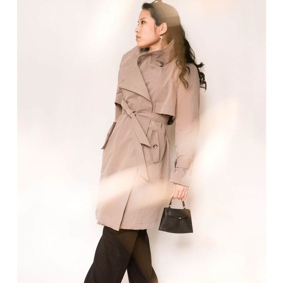 Mantel Coquille (Trenchcoat) genäht von @kimshandmadeatelier