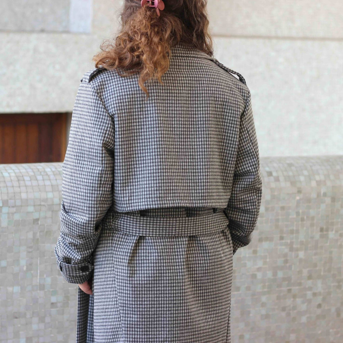 Variante Trenchcoat: Detail Sturmklappe