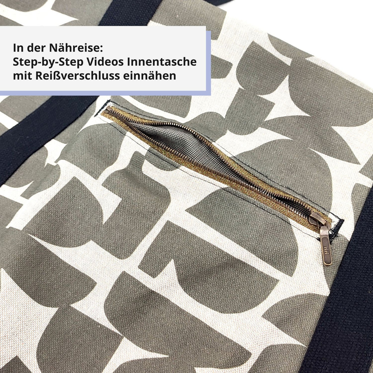 Nähreise: Reissverschlusstasche