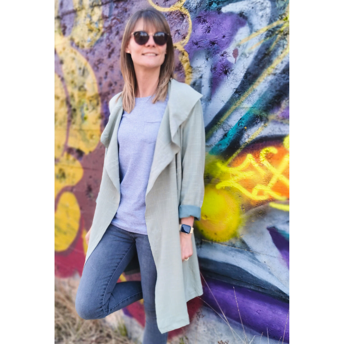 Mantel Coquille aus Viskose-Leinen genäht von @frau_froeoehlein