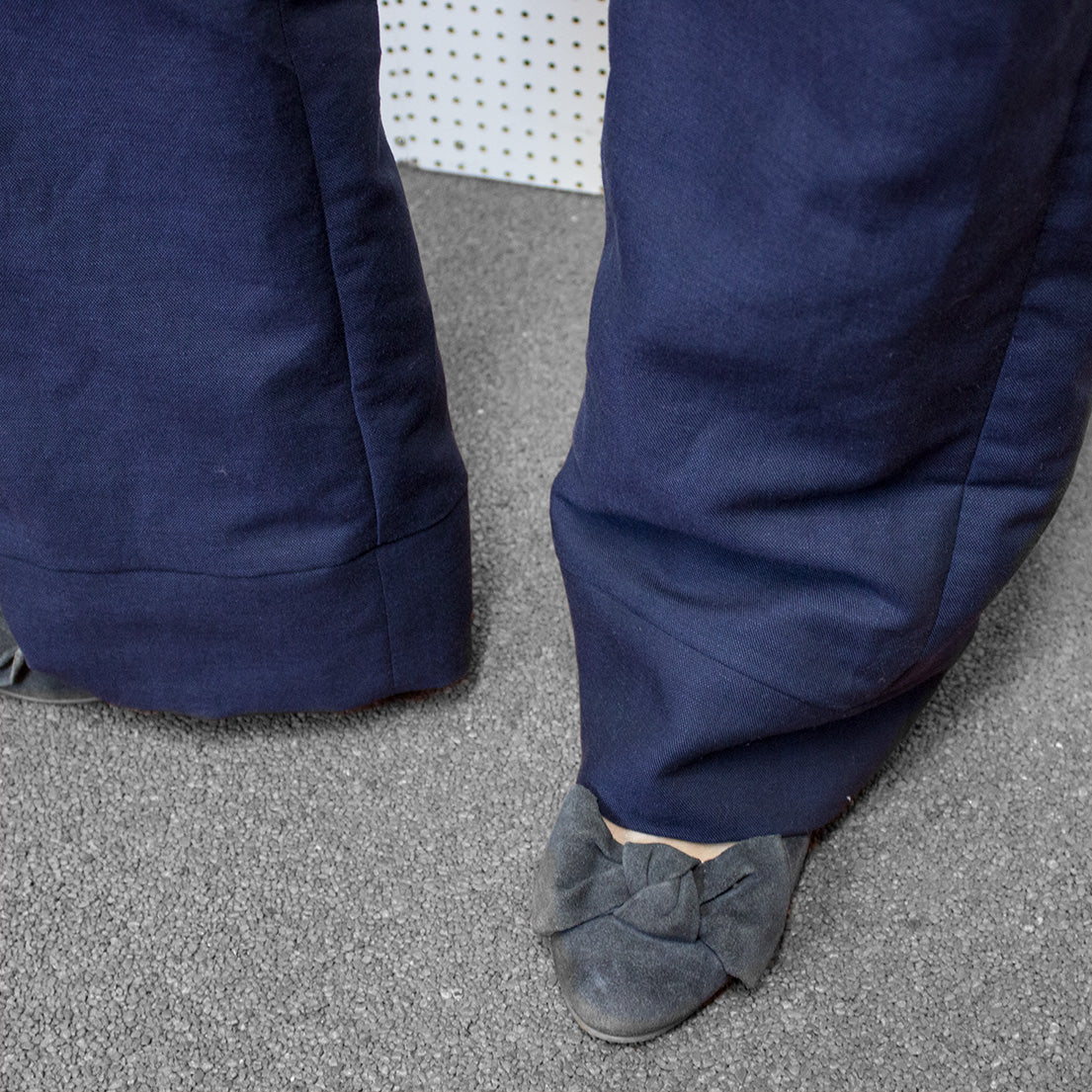 Schnittmuster Hose Luise: Detail Saum