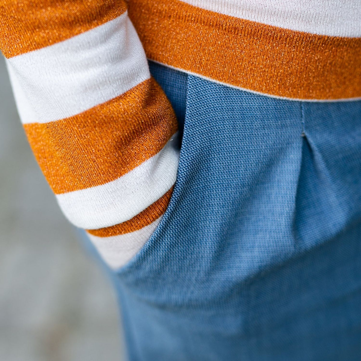 Schnittmuster Hose Luise, genäht von Rabea (prettypattern.de)