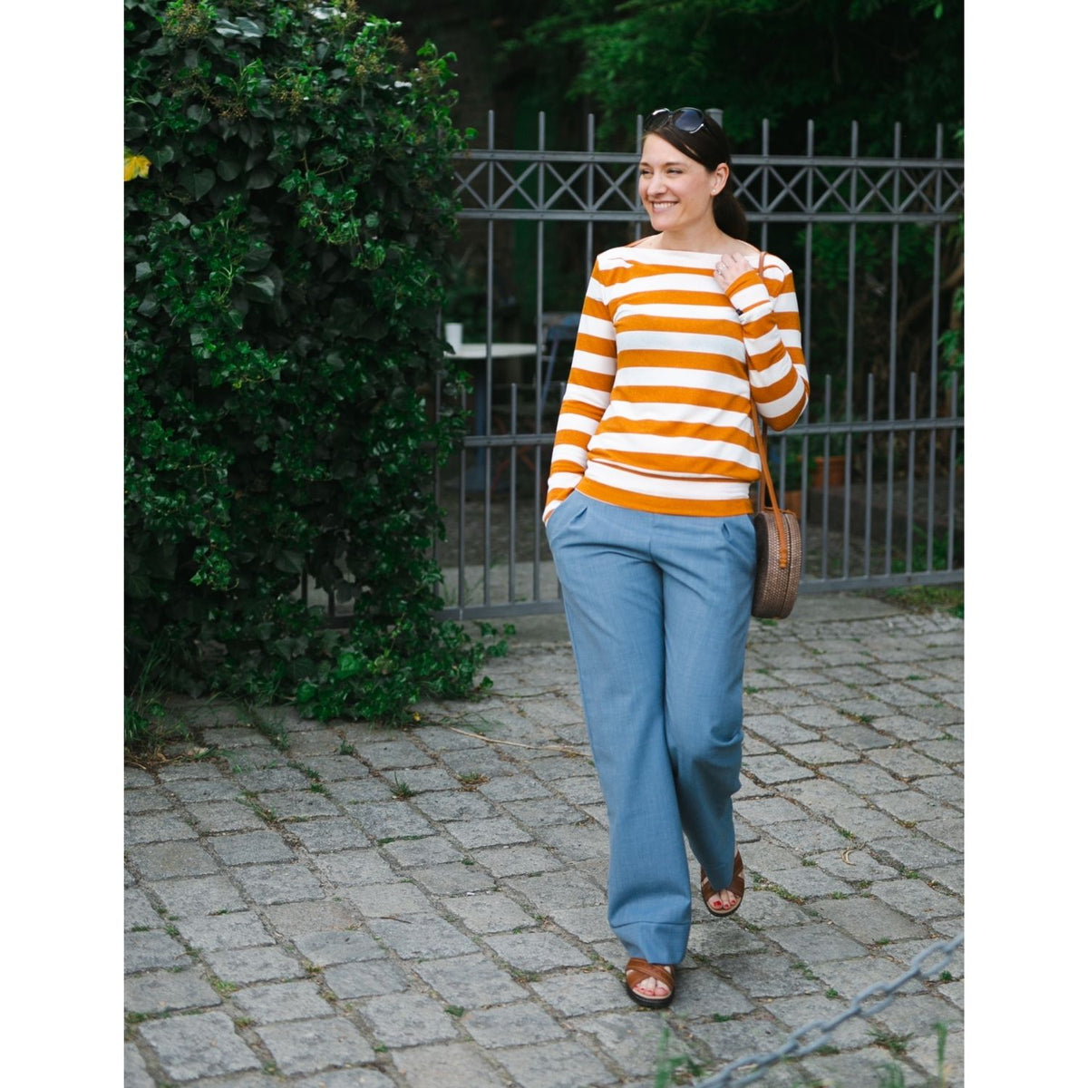 Schnittmuster Hose Luise, genäht von Rabea (prettypattern.de)