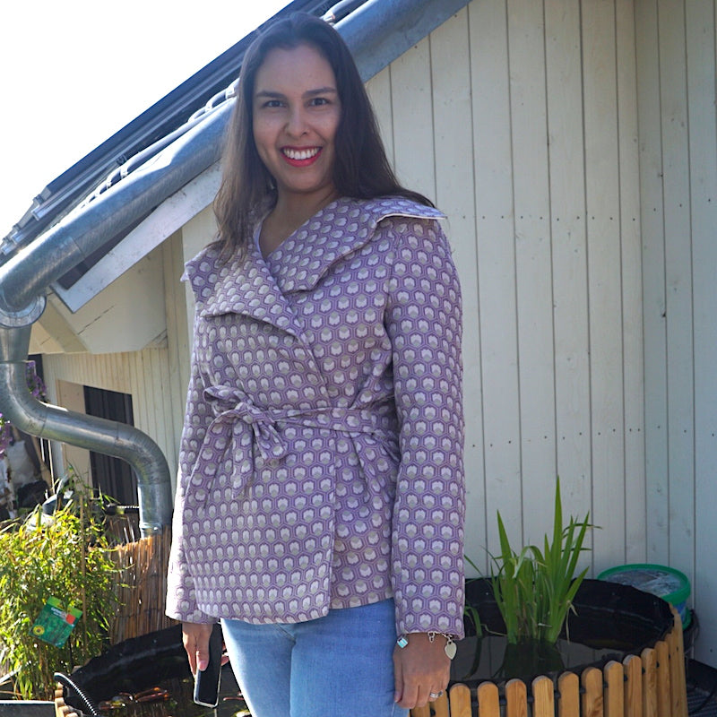 Mantel Coquille Pattern Hack als Jacke genäht von @sleepless_in_bavaria