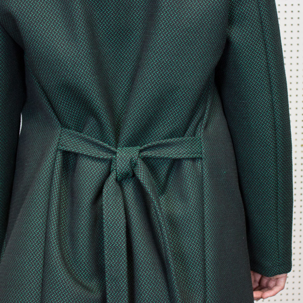 Schnittmuster Mantel Coquille: Detail hinten