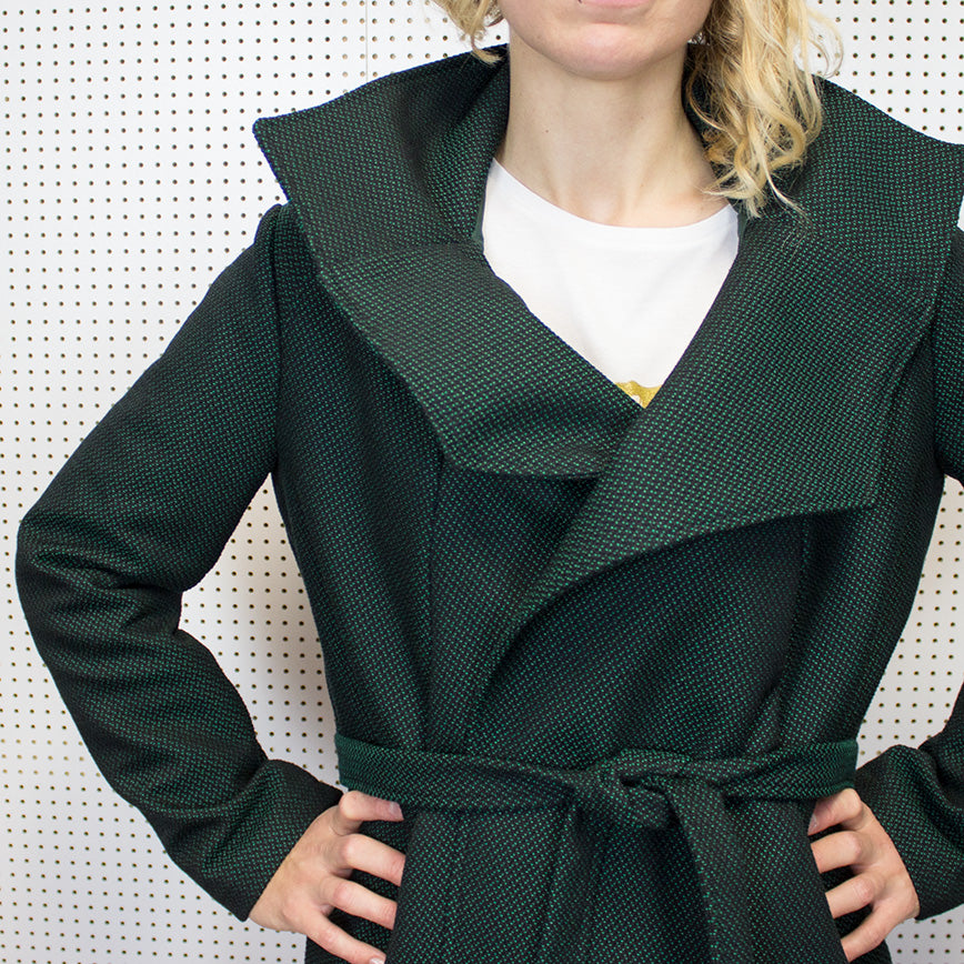 Schnittmuster Mantel Coquille: Detail Kragen