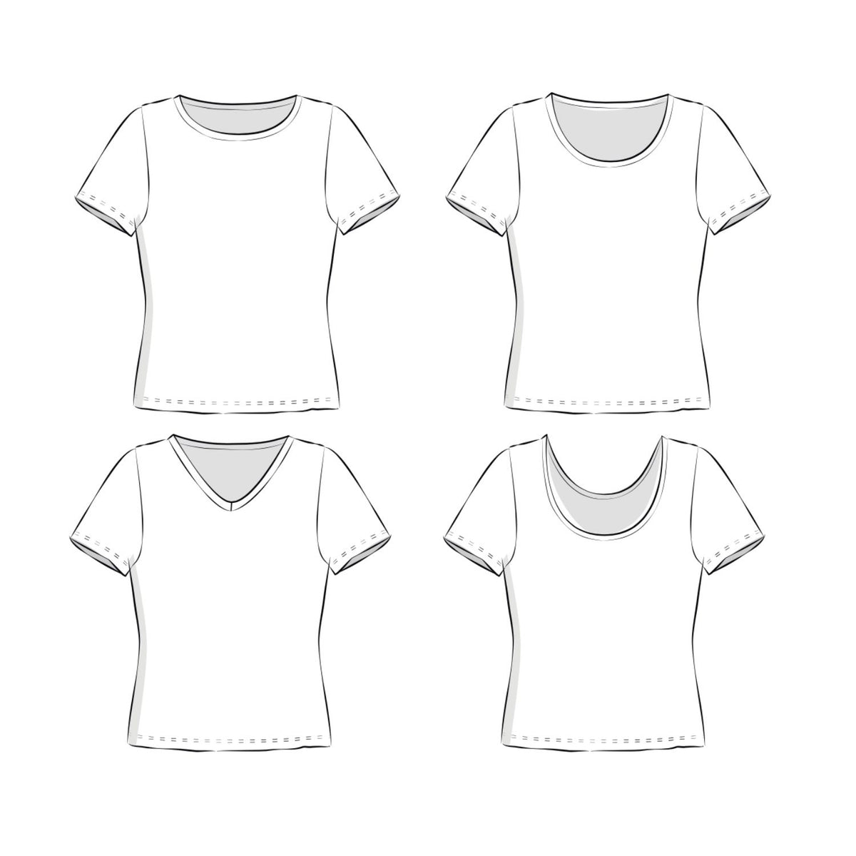 Schnittmuster Ebook Shirt/Schlauchkleid Amy