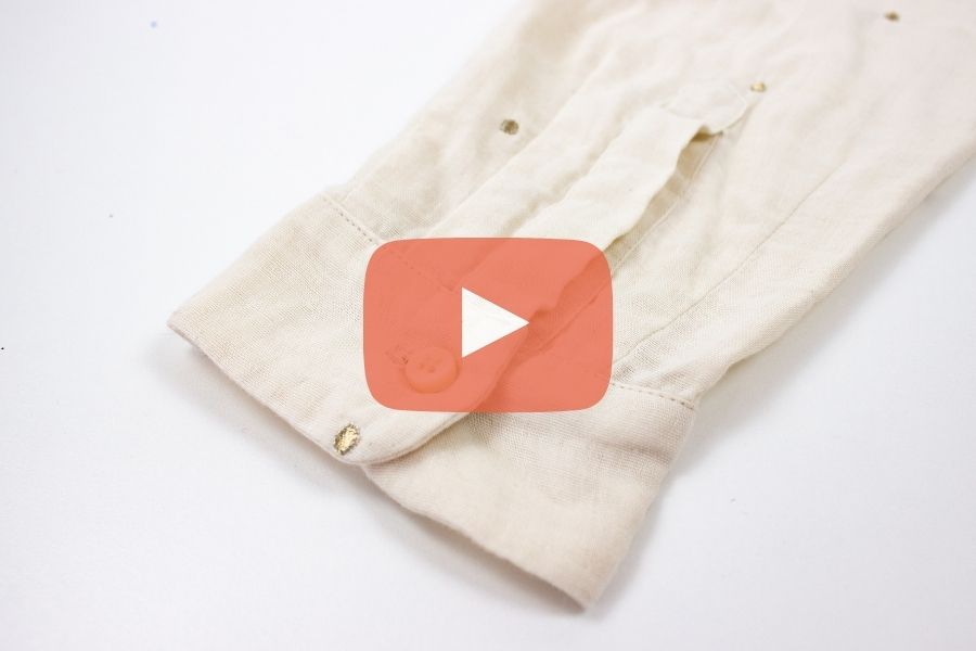 Manschetten-Schlitz nähen: So nähst du einen Ärmel mit Schlitz