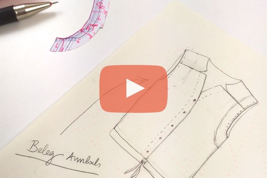 Beleg nähen: So kannst du ein Armloch mit einem Beleg versäubern