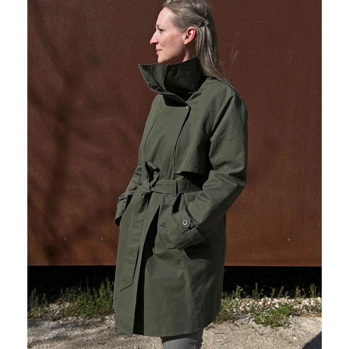 Mantel Coquille (Trenchcoat) genäht von @500_days_of_sewing