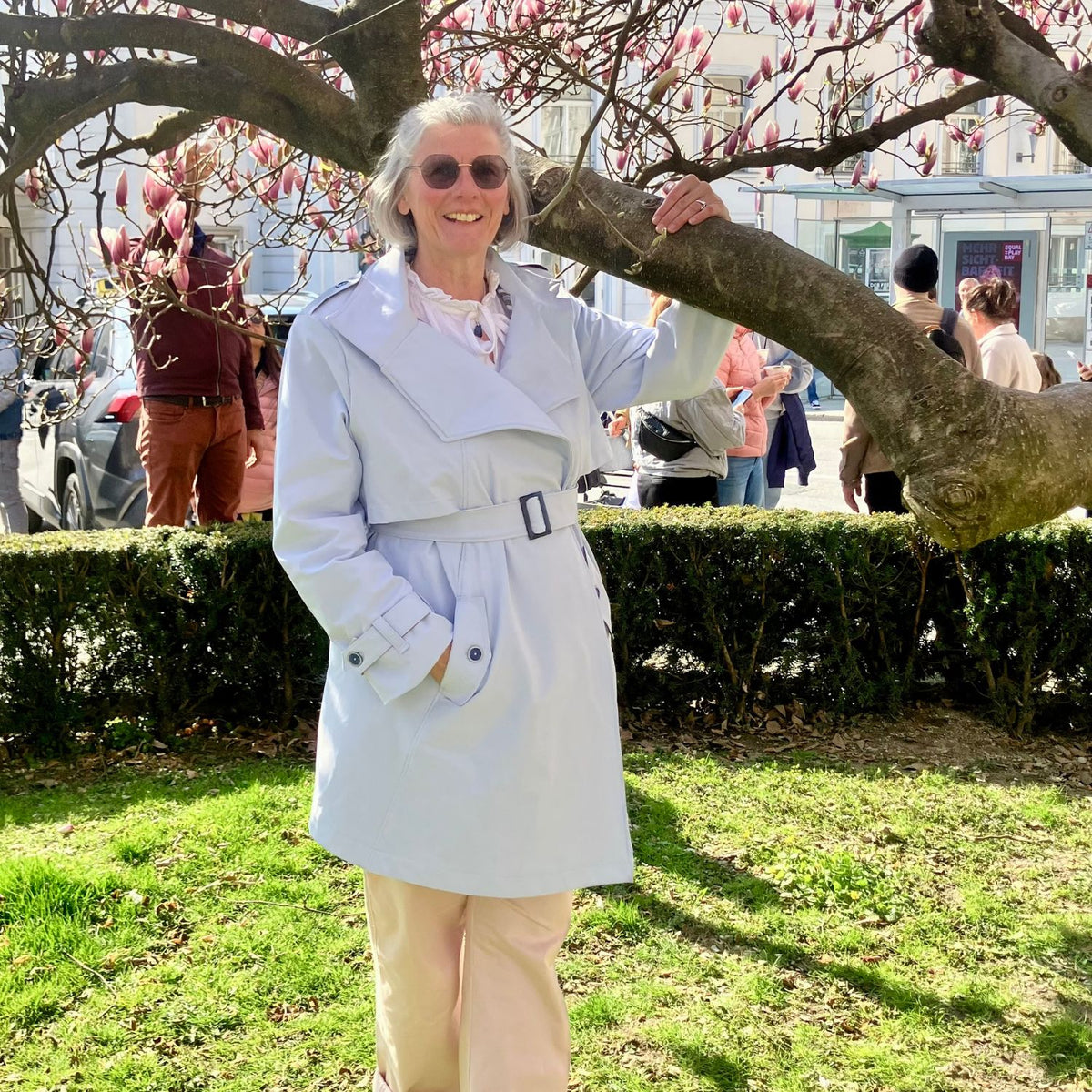 Mantel Coquille (Trenchcoat) genäht von @cousettedunjette