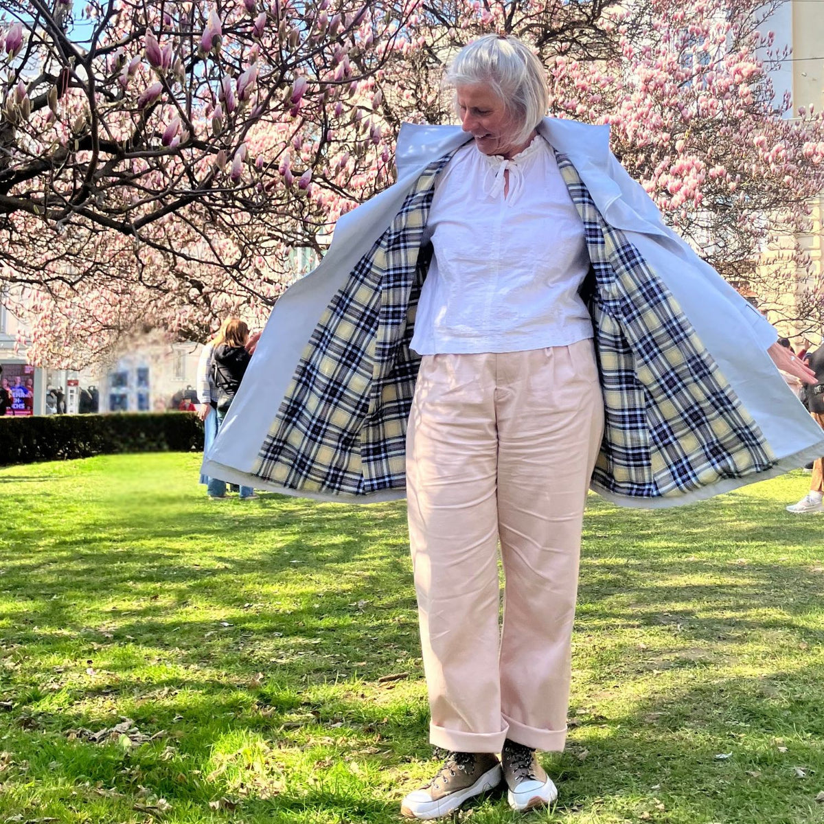 Mantel Coquille (Trenchcoat) genäht von @cousettedunjette