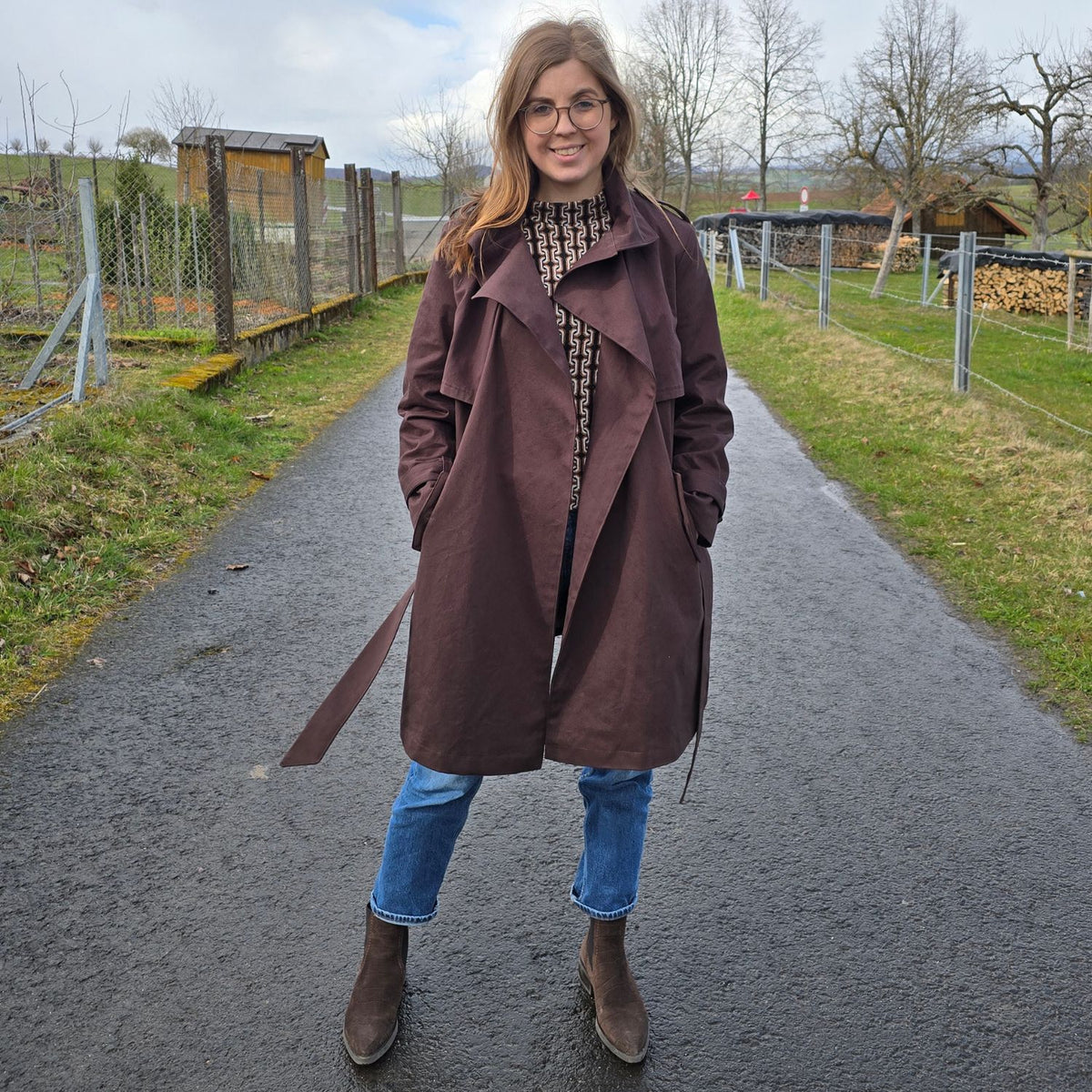 Mantel Coquille (Trenchcoat) genäht von @_vron.s_