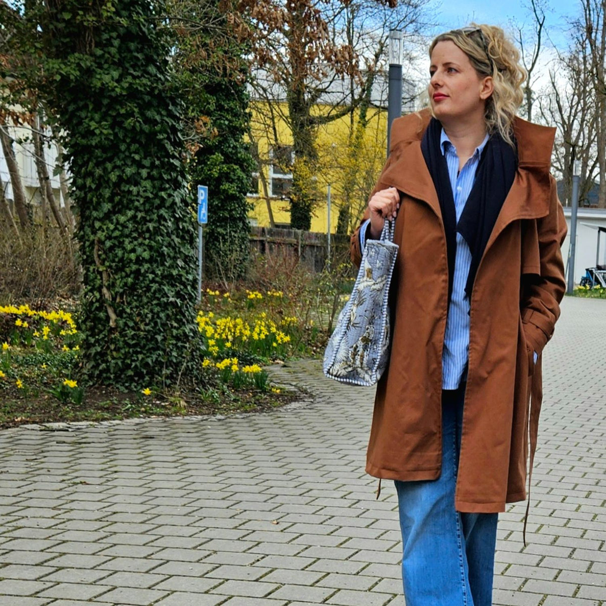 Mantel Coquille (Trenchcoat) genäht von @wojomojo.de