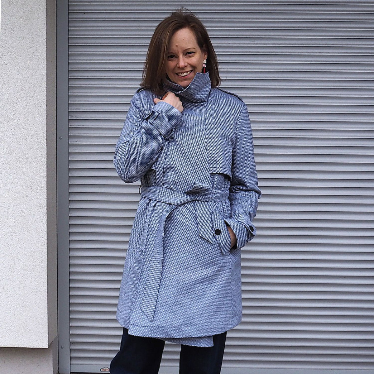 Mantel Coquille (Trenchcoat) genäht von @_misstinamade_