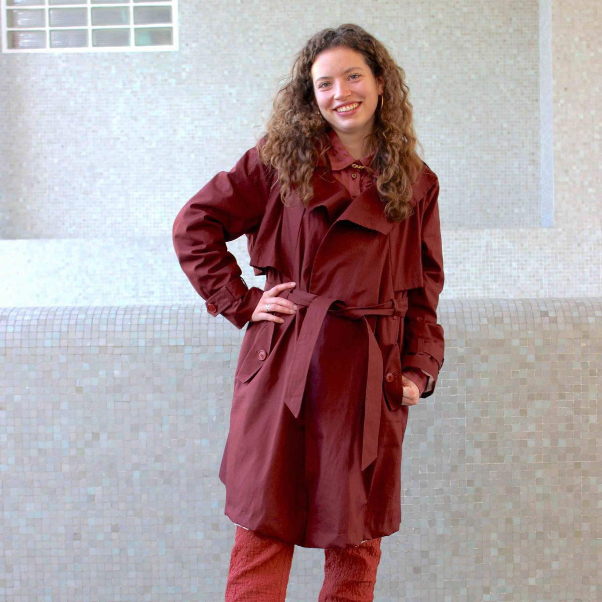 Mantel Coquille: Variante Trenchcoat