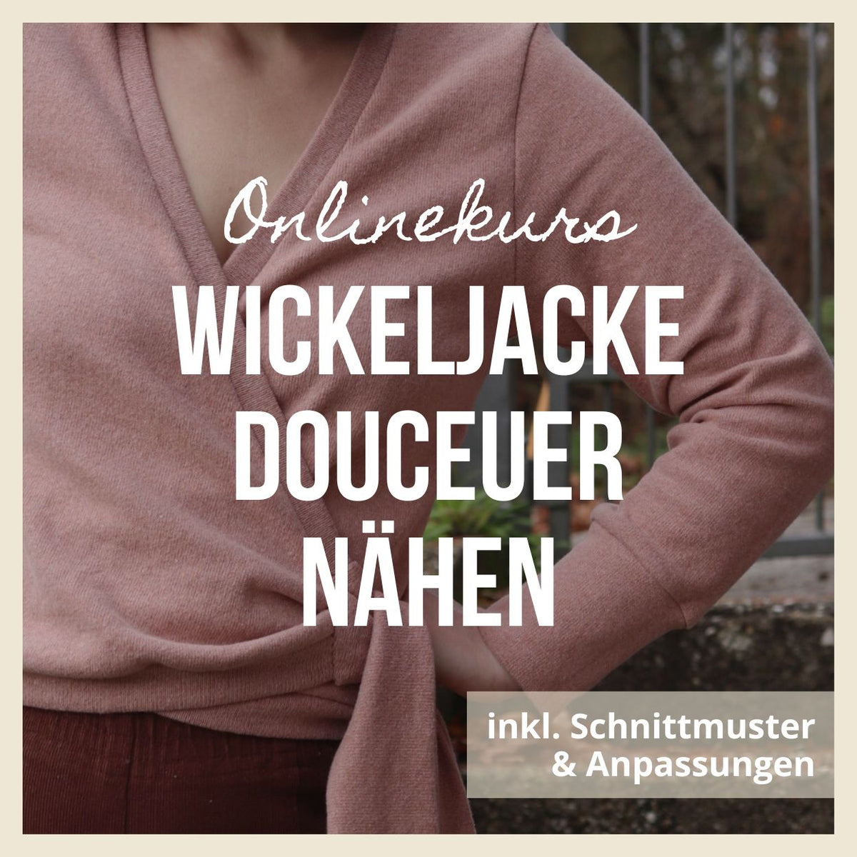 Schnittmuster Ebook Wickeljacke Douceur