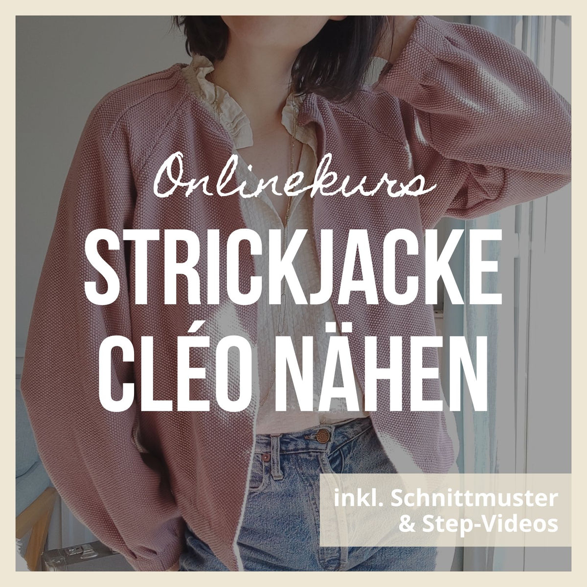Schnittmuster Ebook Strickjacke CLÉO