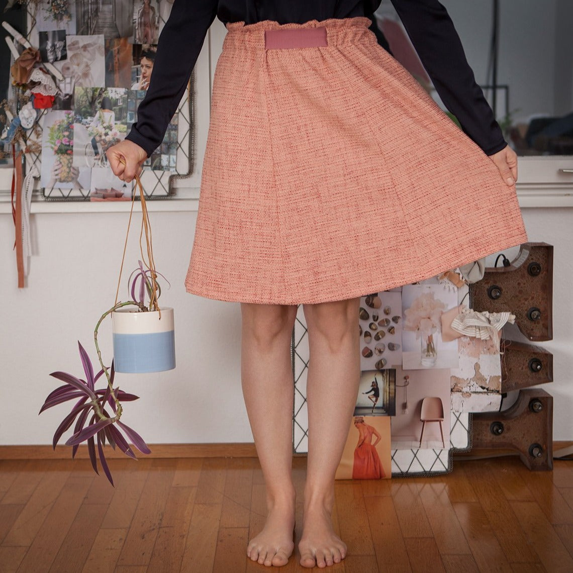 Schnittmuster Rock Hélène: Rock mit Gummizug